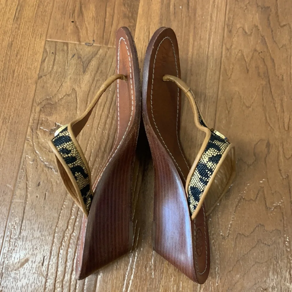 Tory Burch Wedge Sandals - Picture 6 of 7